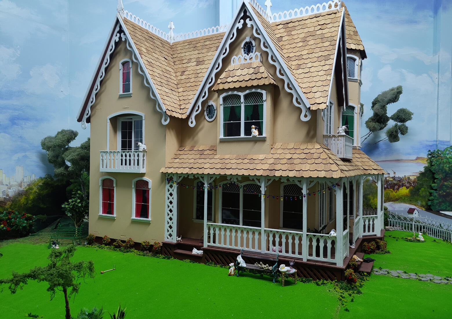 Dollhouse in the village